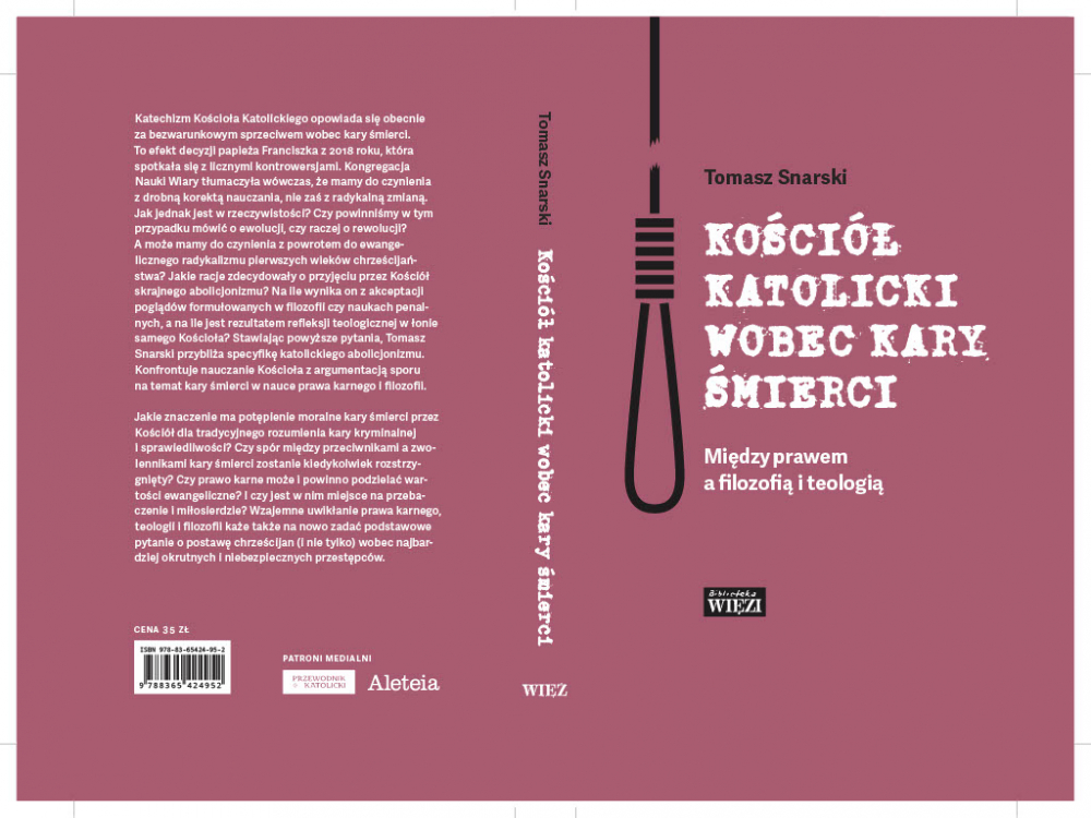 okładka książki Kościół Katolicki wobec kary śmierci