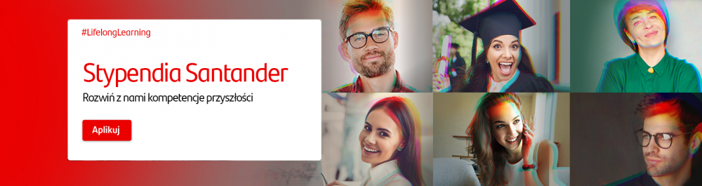 plakat Stypendia Santander