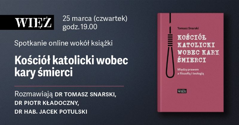 Grafika informująca o spotkaniu na temat książki
