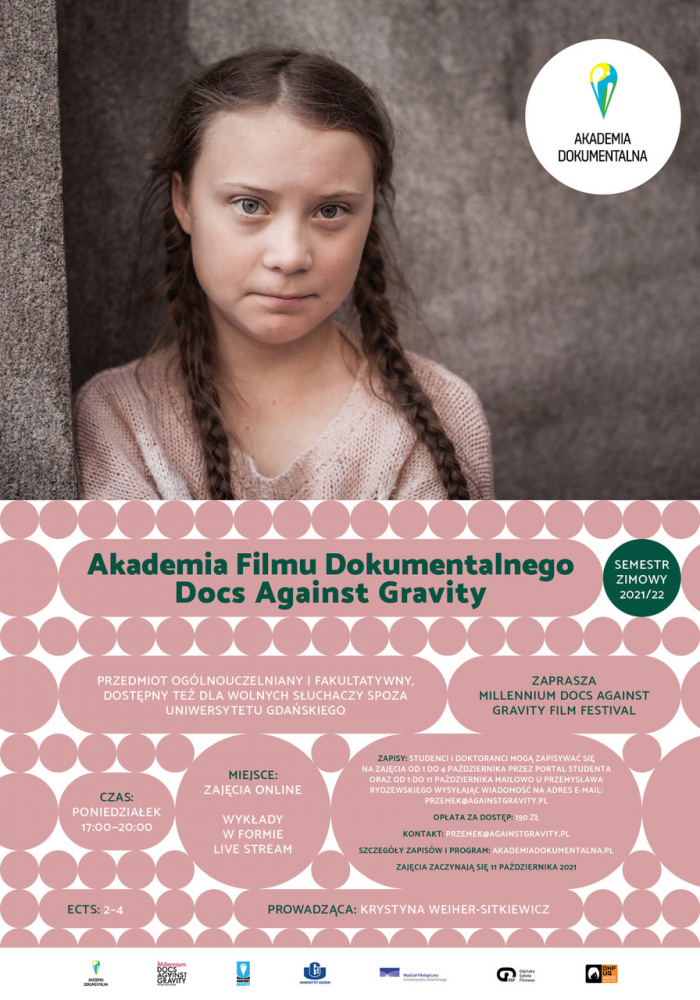 Akademia Filmu Dokumentalnego Against Gravity baner