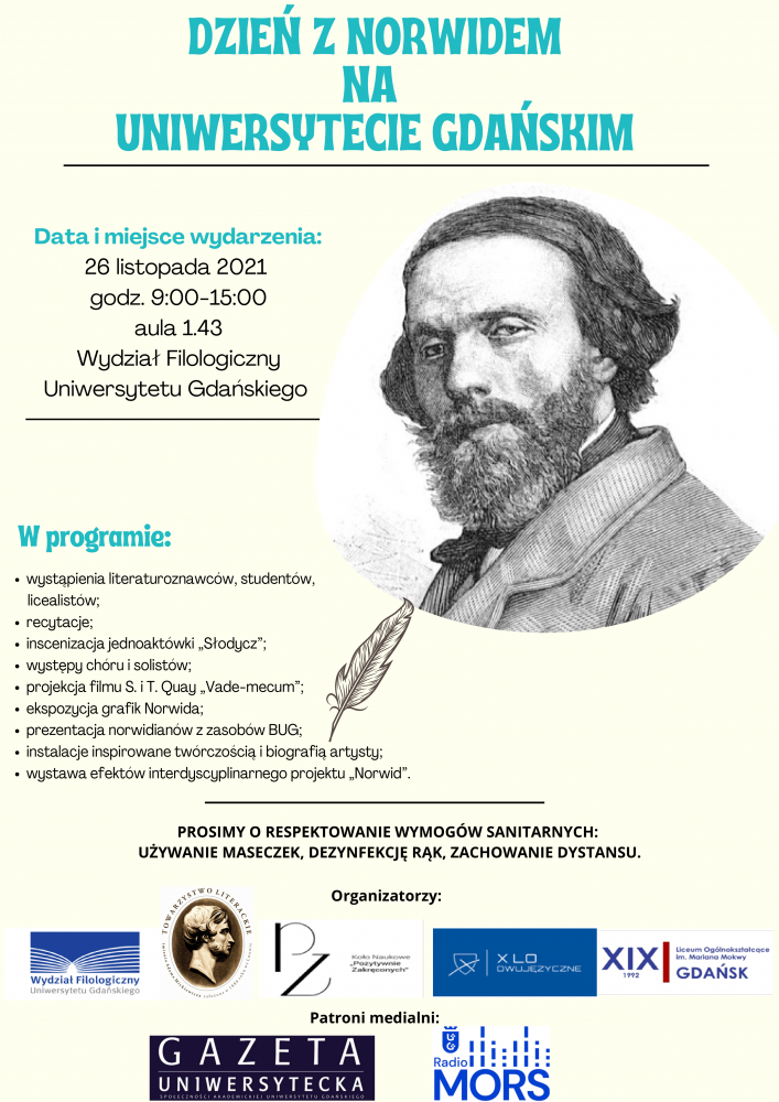 Dzień z&nbsp;Norwidem plakat