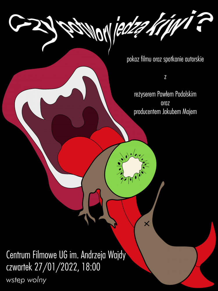 Czy potwory jedzą kiwi? plakat