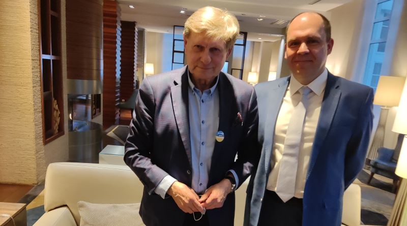 prof. Leszek Balcerowicz i Maciej Goniszewski