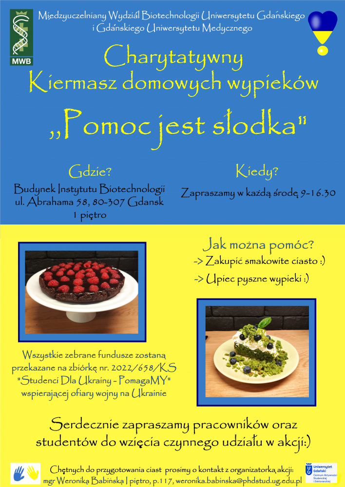 Informacja o&nbsp;kiermaszu Pomoc jest słodka