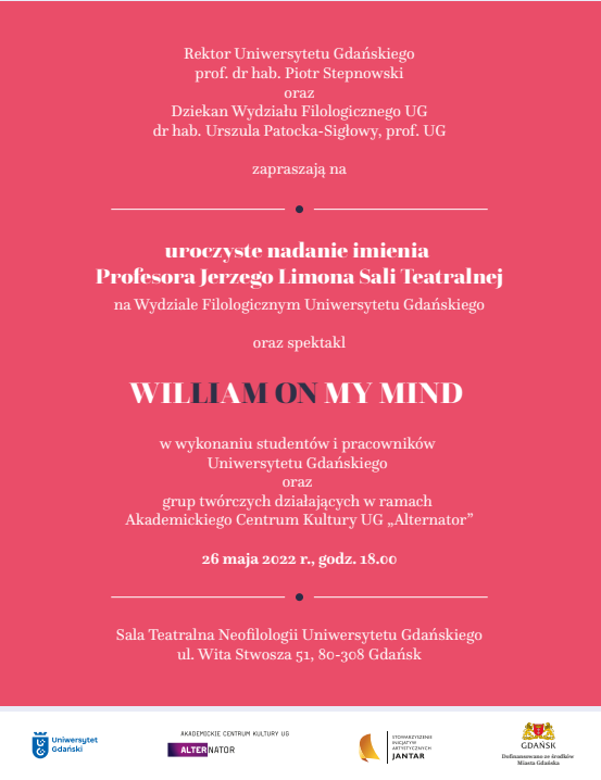 William on my mind plakat