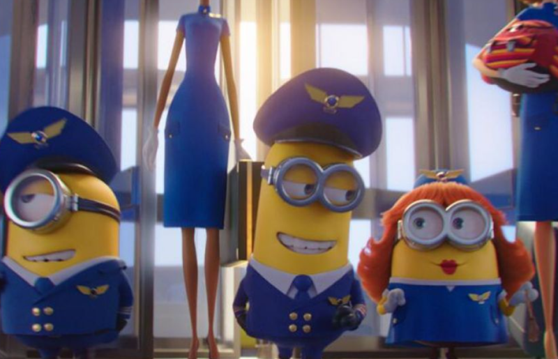 Kadr z filmu Minionki: Wejście Gru