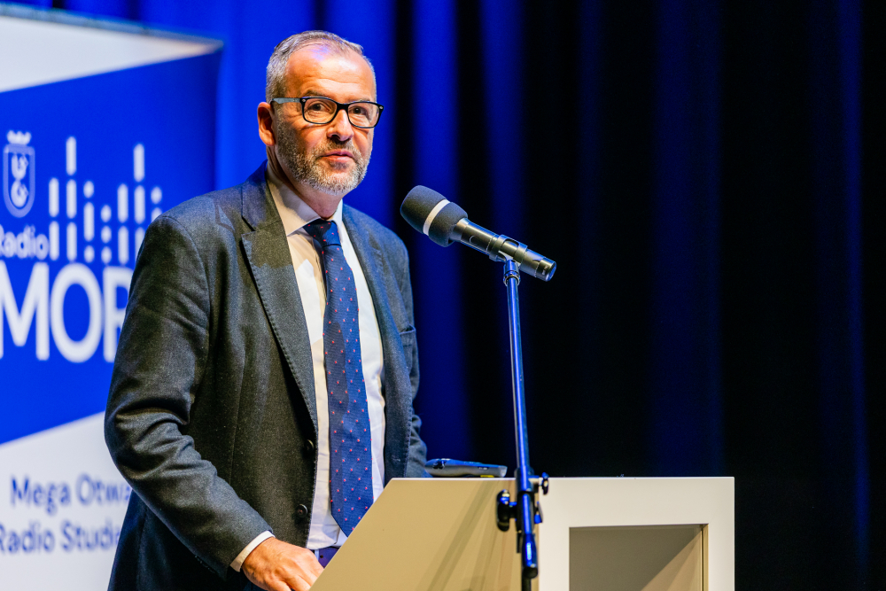 Uroczyste otwarcie VI Kongresu PTKS, Rektor Uniwersytetu Gdańskiego prof. Piotr Stepnowski