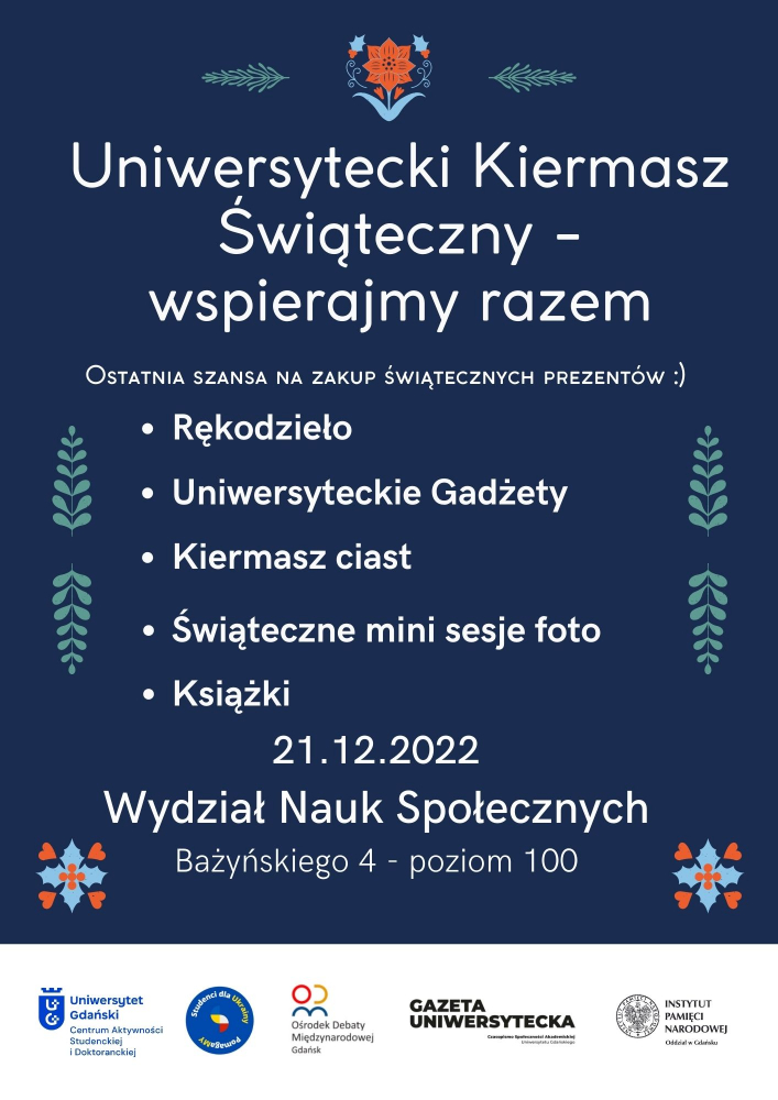 Plakat kiermaszu świątecznego
