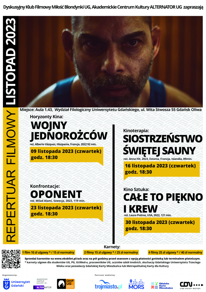 DKF UG repertuar listopad 2023 plakat