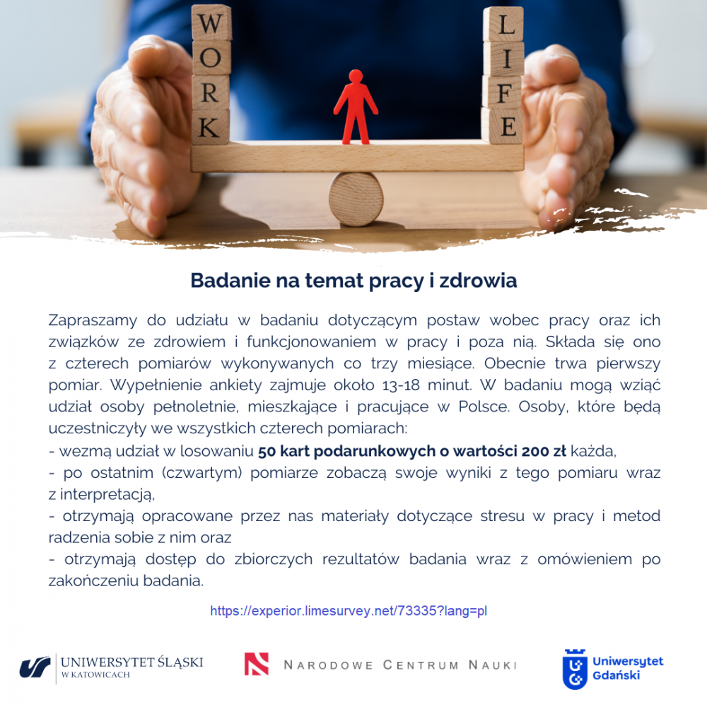 Zaproszenie do udziału w badaniu plakat