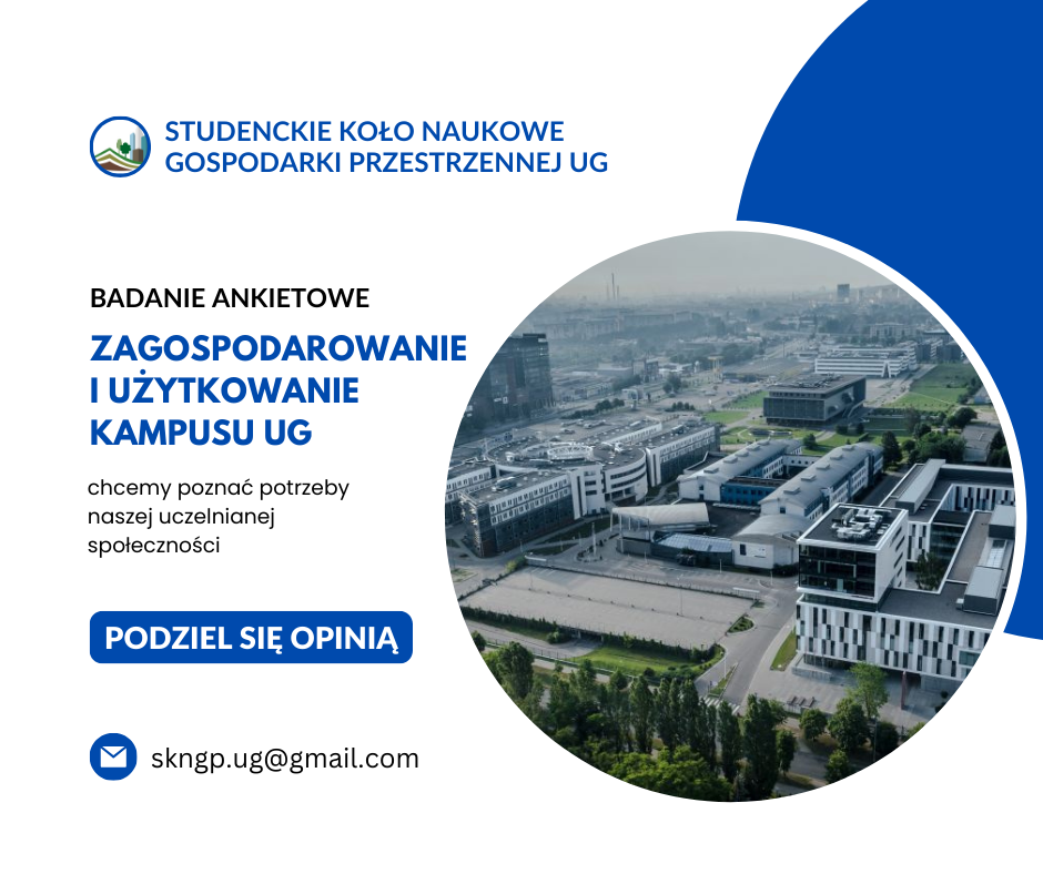 Badanie zagospodarowanie i użytkowanie kampusu ug baner