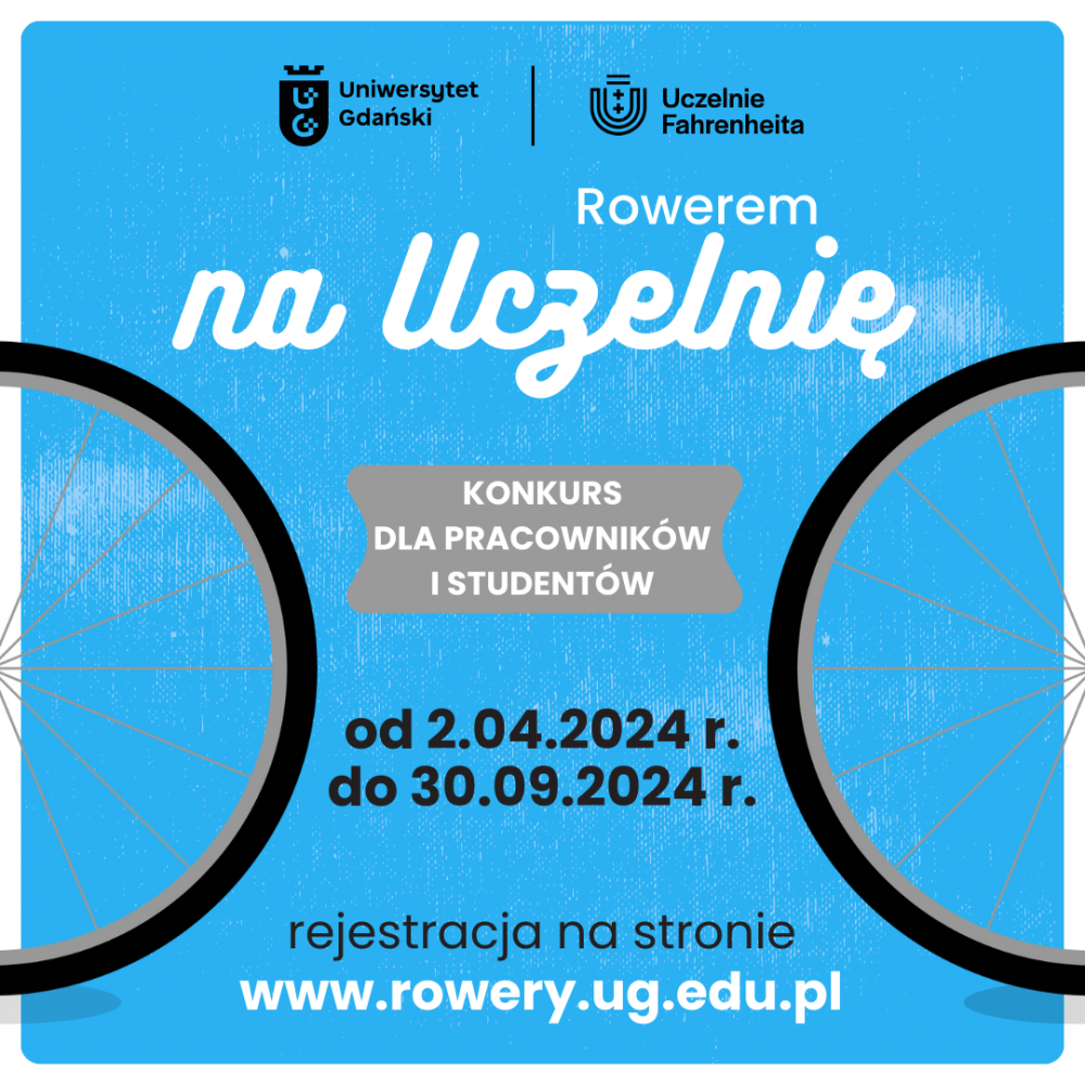 Rowerem na&nbsp;uczelnię 2024 baner
