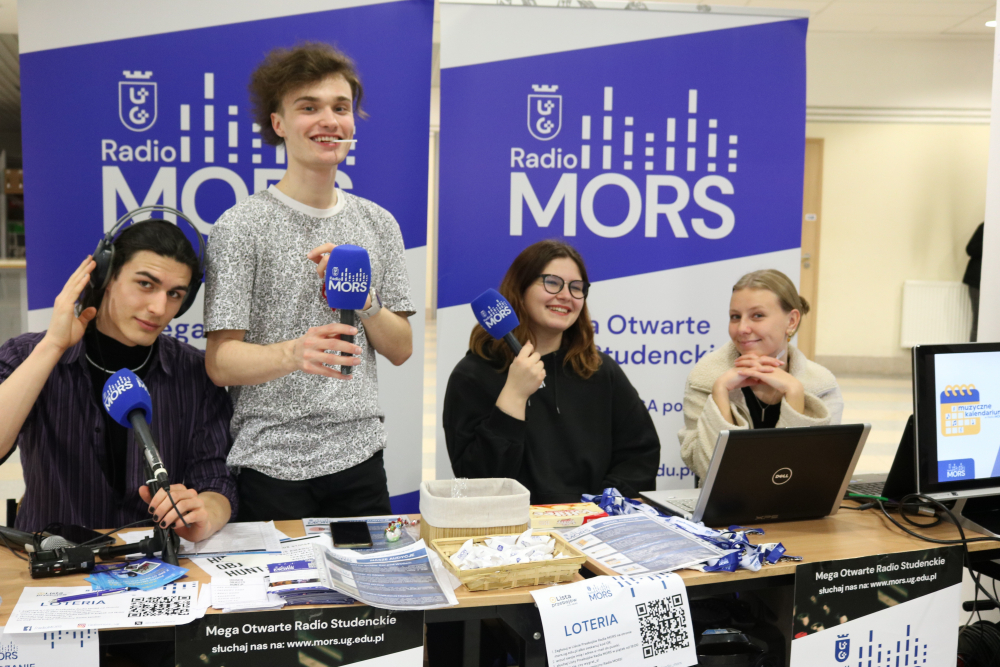 Stanowisko Radia MORS na&nbsp;dniach otwartych UG