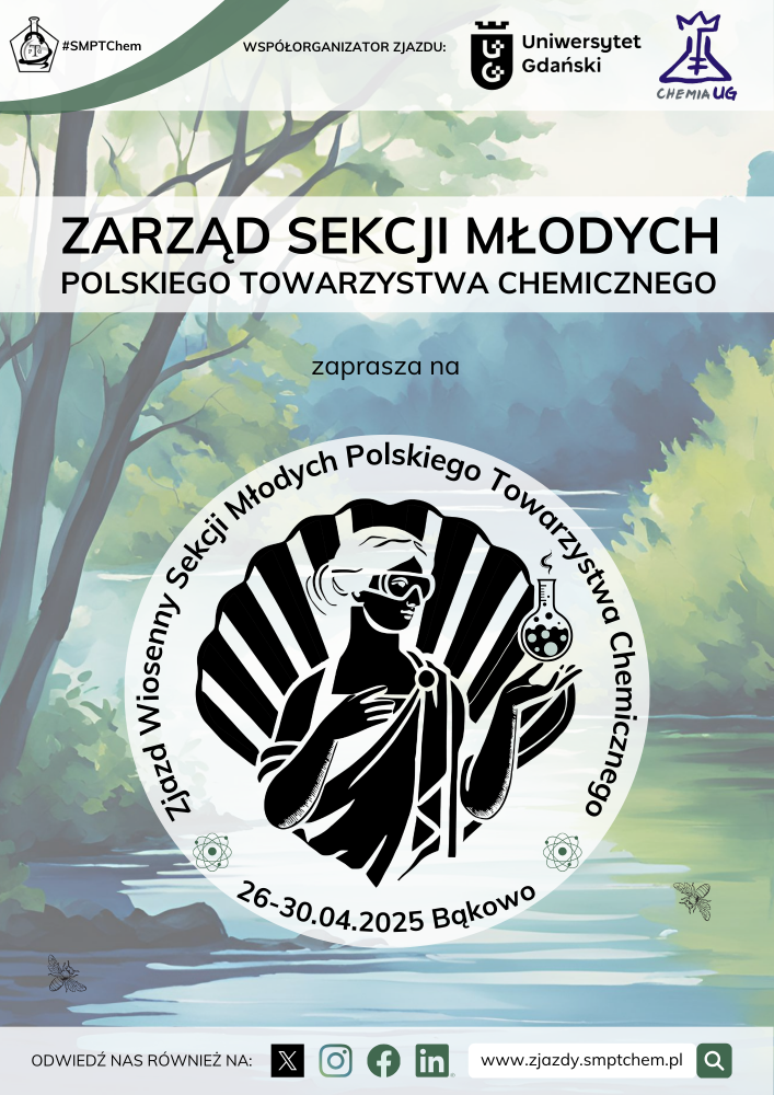 Zjazd Wiosenny Sekcji Młodych Polskiego Towarzystwa Chemicznego baner