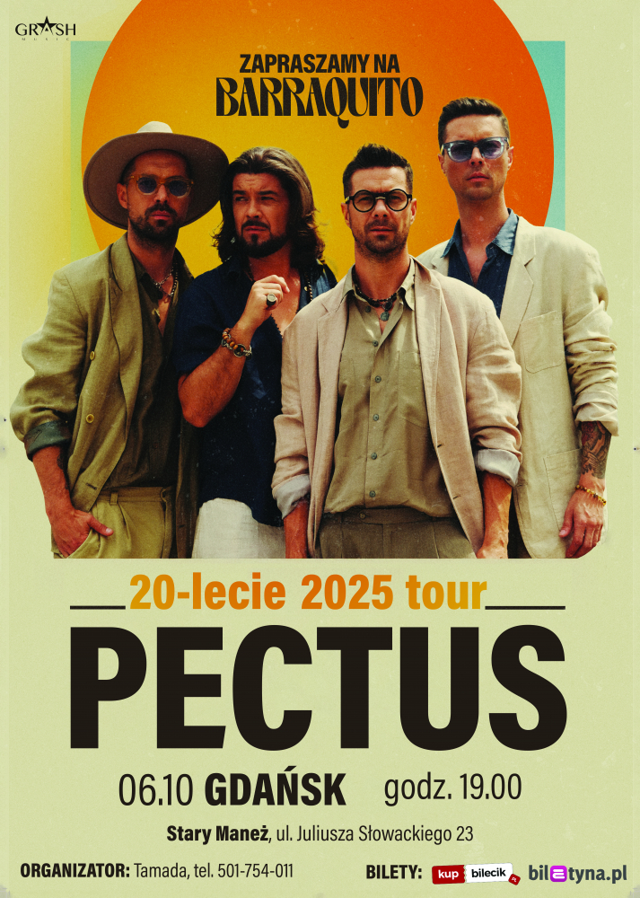 20-lecie PECTUS Tour 2025 plakat