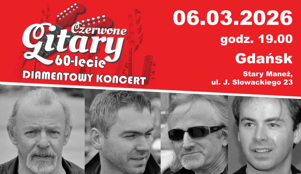 Czerwone Gitary w Gdańsku baner