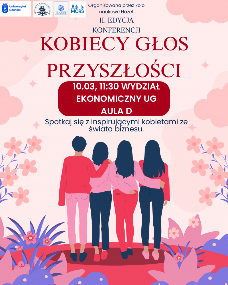 Konferencja Kobiecy Głos Przyszłości plakat