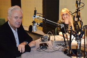 Jerzy Limon i Sylwia Legutko w studiu Radia MORS