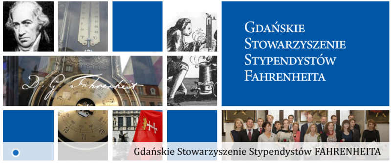 Baner Gdańskiego Stowarzyszenia Stypendystów Fahrenheita