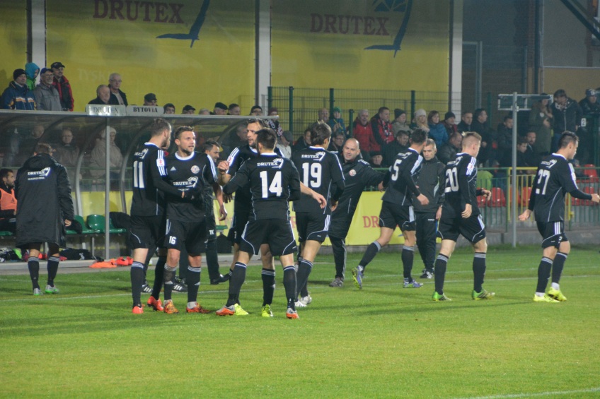 Piłkarze Drutex Bytovii Bytów fot. Ola Kołodziej