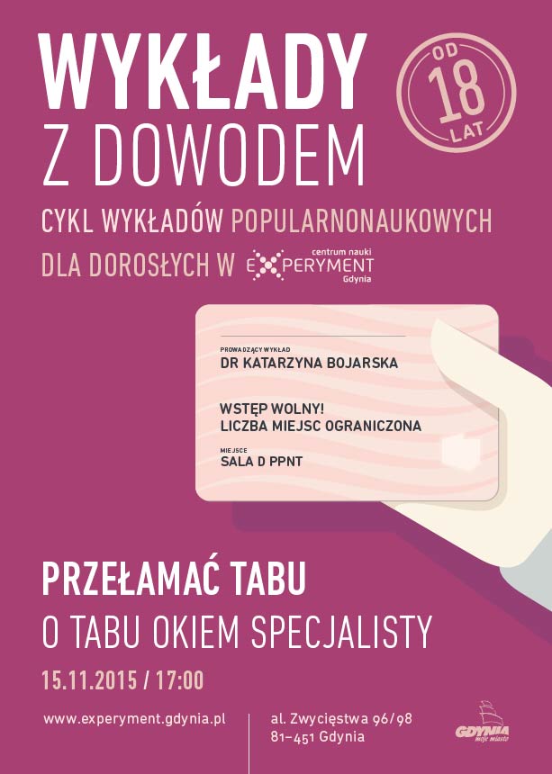 Plakat Wykładu z dowodem