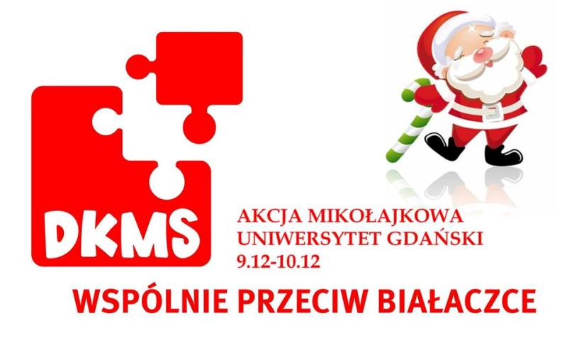Baner mikołakowej akcji DKMS