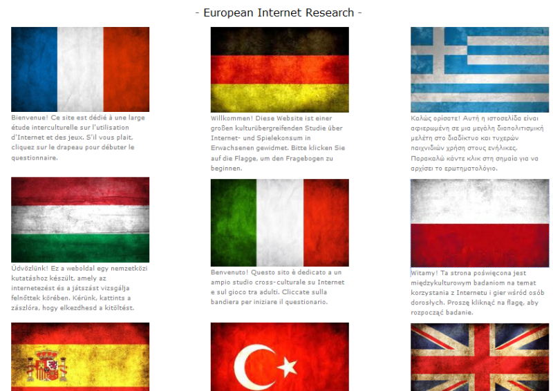 Fragment strony www badania internetu