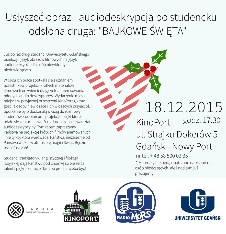 Plakat Bajkowych Świąt