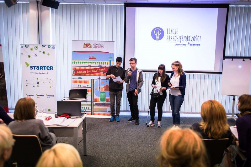 Lekcja przedsiębiorczości w Starterze