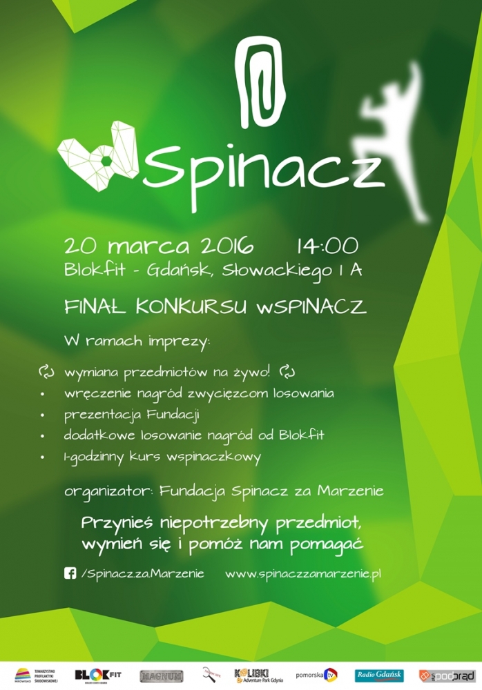Plakat konkursu Wspinacz