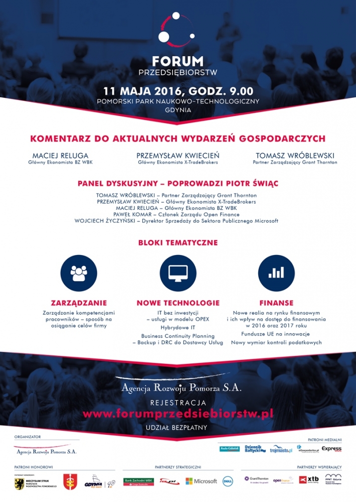 Plakat Forum Przedsiębiorstw