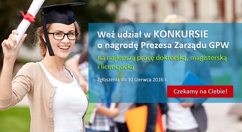 Baner informujący o konkursie