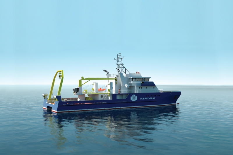 m/v Oceanograf - wizualizacja