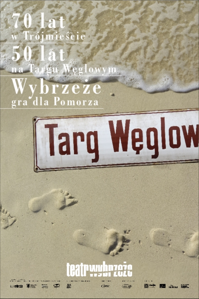 Plakat 70-lecia Teatru Wybrzeże