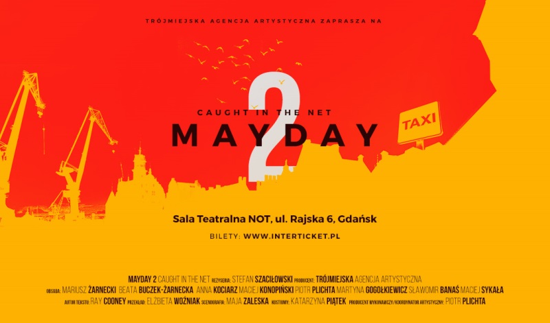 Plakat przedstawienia Mayday 2