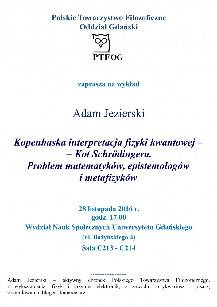 Informacja o&nbsp;wykładzie