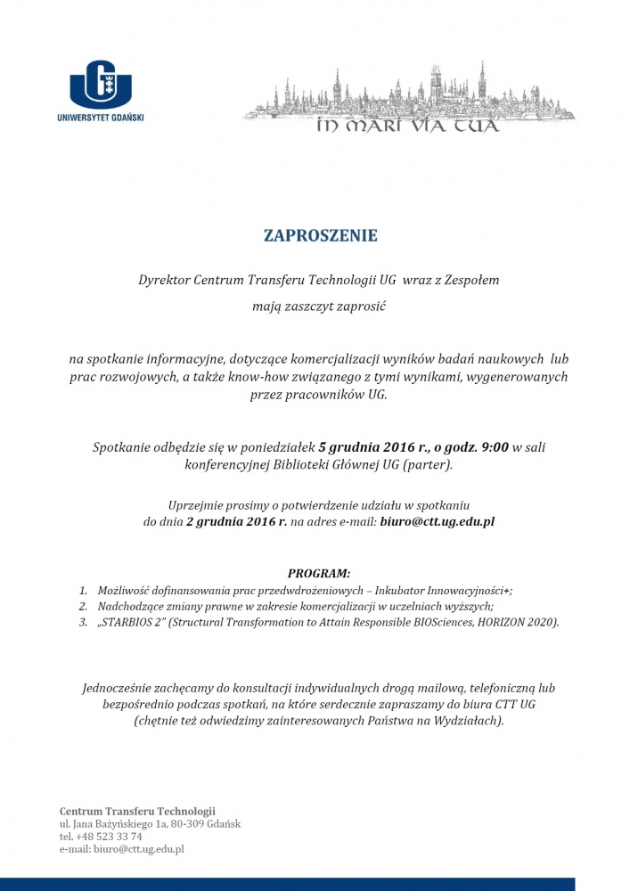 Zaproszenie na&nbsp;spotkanie