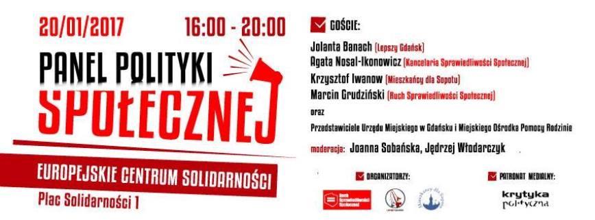 Baner Panelu Polityki Społecznej