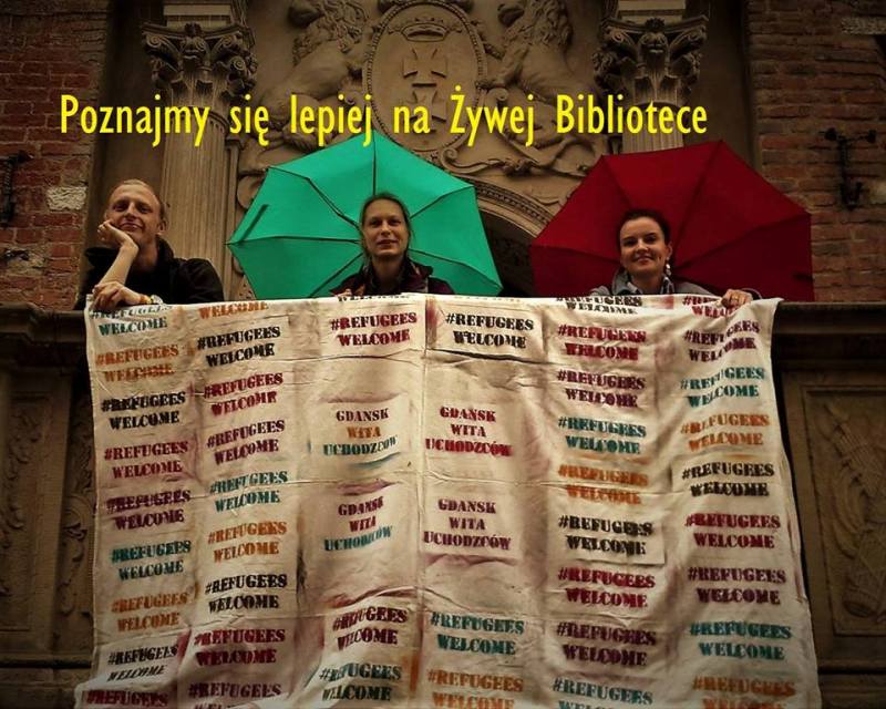 Plakat Żywej biblioteki