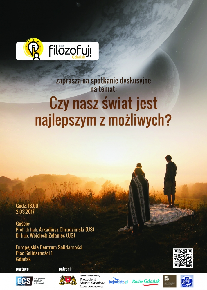 Plakat spotkania Filozofuj
