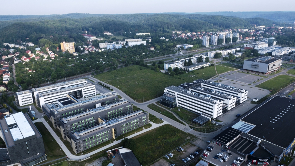 Panorama kampusu w Oliwie. Fot. Maciej Kosycarz