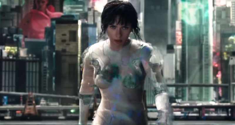 Kadr z filmu Ghost in the Shell
