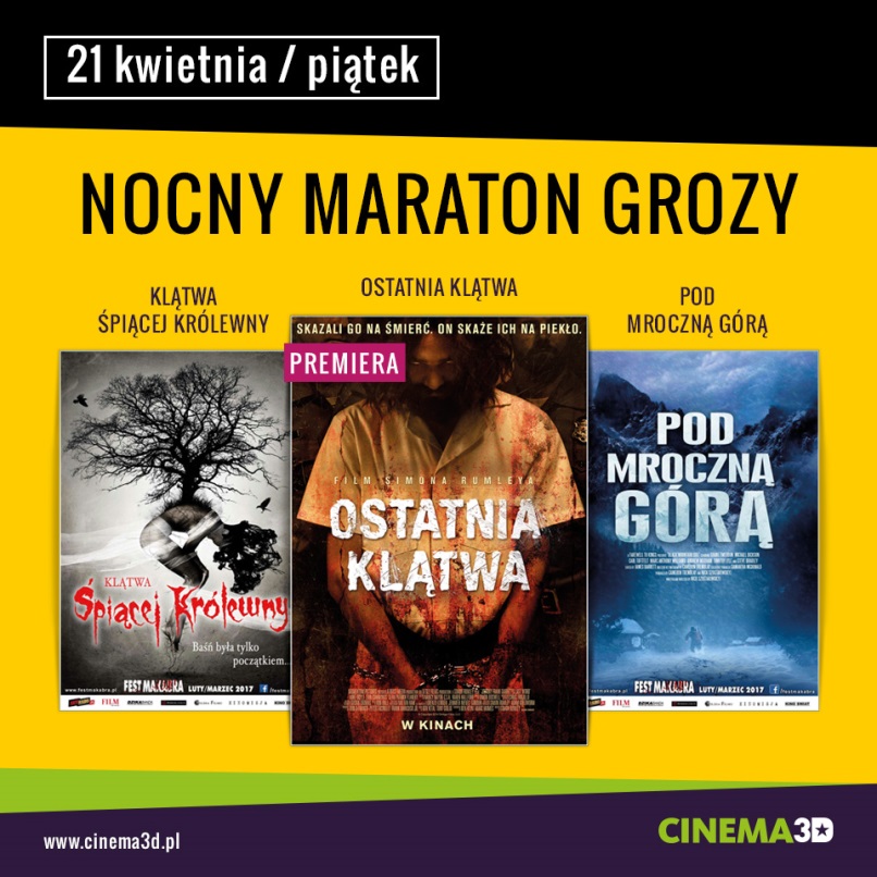 Baner Nocnego Maratonu Grozy