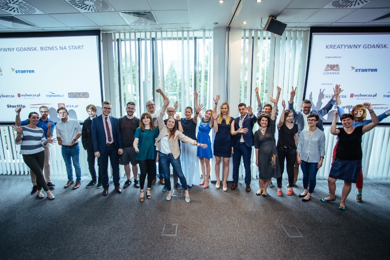 Uczestnicy ubiegłorocznej edycji Kreatywny Gdańsk. Biznes na Start