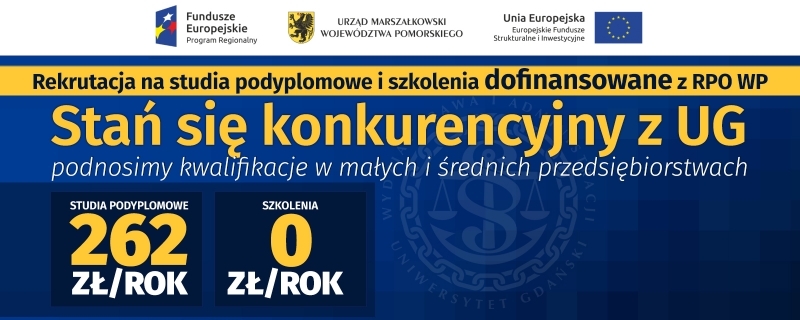 Baner projektu Stań się konkurencyjny z UG