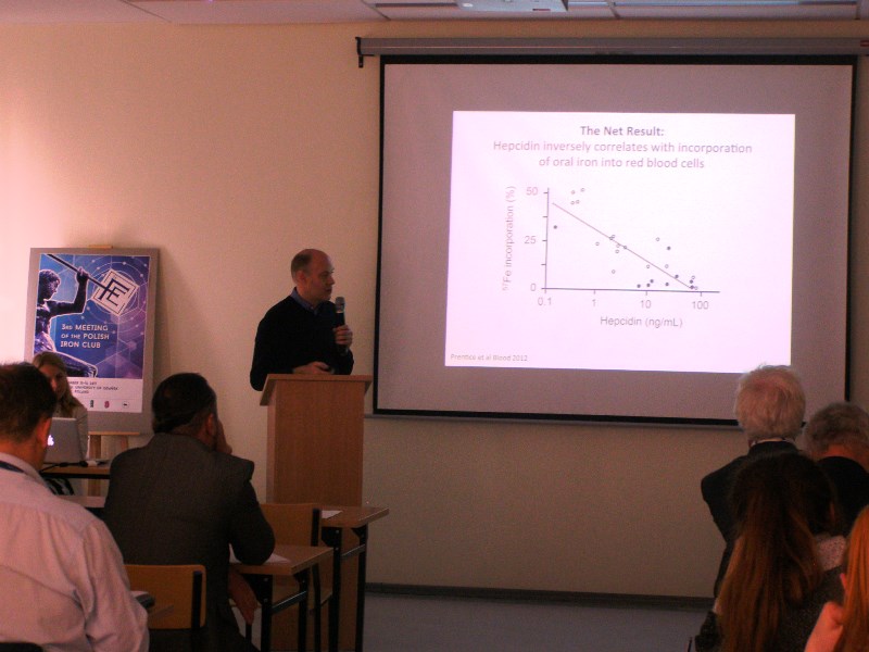 Wykład podczas 3rd Meeting of the Polish Iron Club