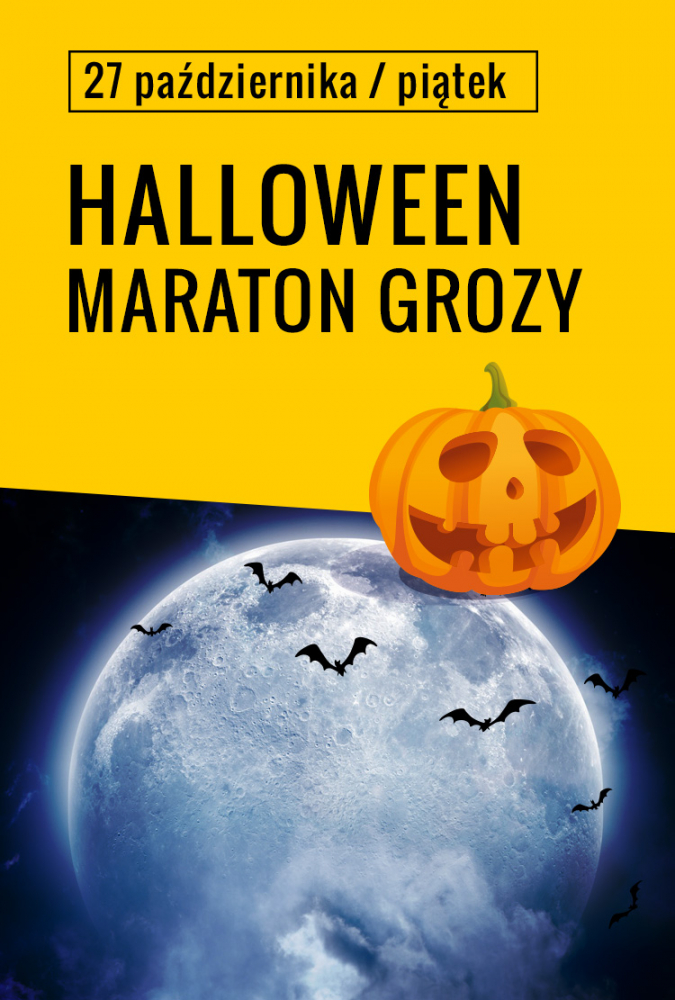 Plakat Halloween Maraton Grozy