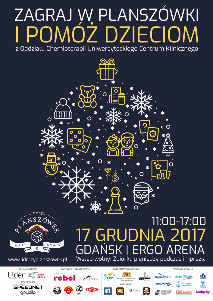 liderzy planszowek 2017 plakat