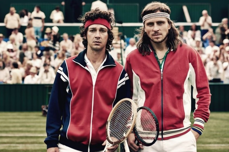 Kadr z filmu Borg/McEnroe. Między odwagą a szaleństwem