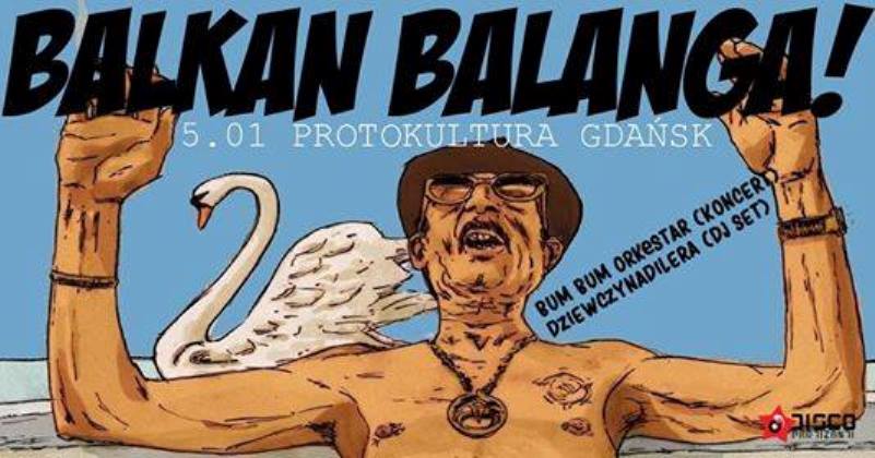 Baner sylwestra bałkańskiego